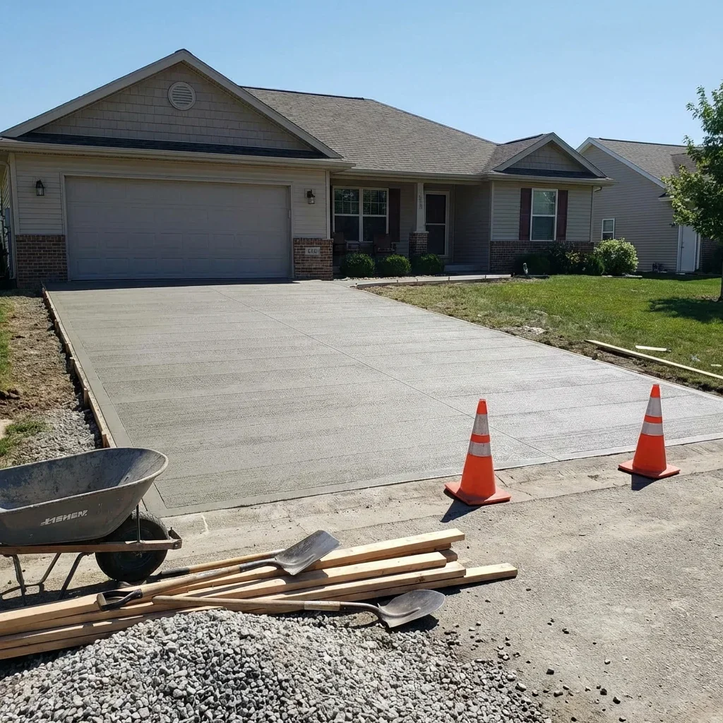 What Does Driveway Installation Cost? — concrete driveway contractors near me