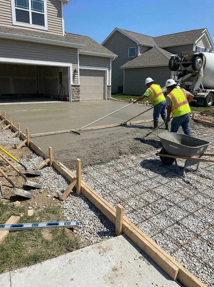 Concrete Driveway Installation: Process, Materials & What to Expect