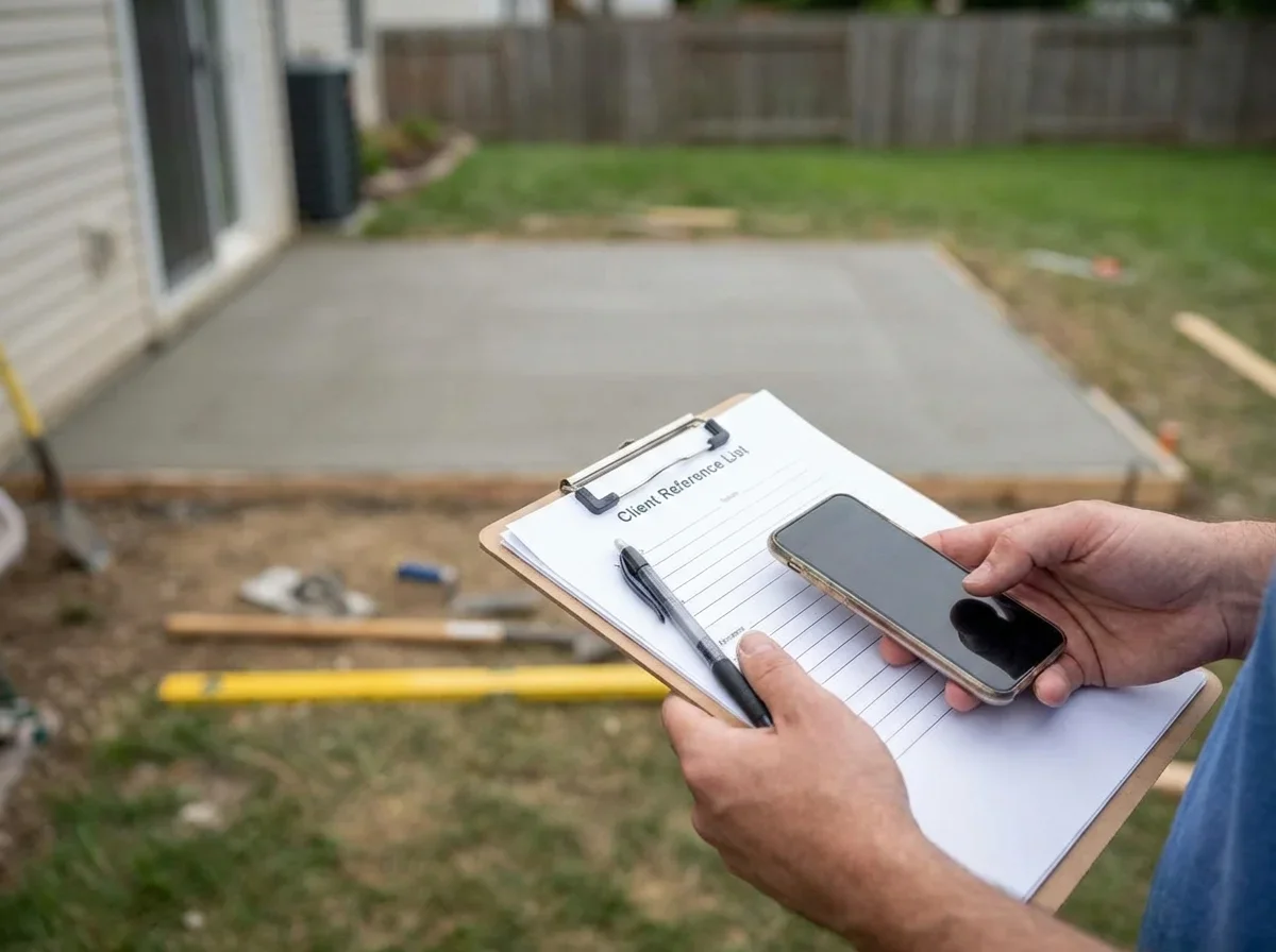 Requesting and Checking Contractor References — small job concrete contractors near me reviews