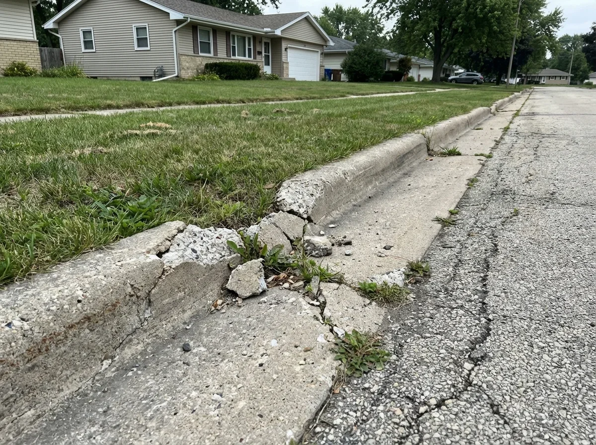 Damaged concrete curbing? We offer expert repair and restoration services