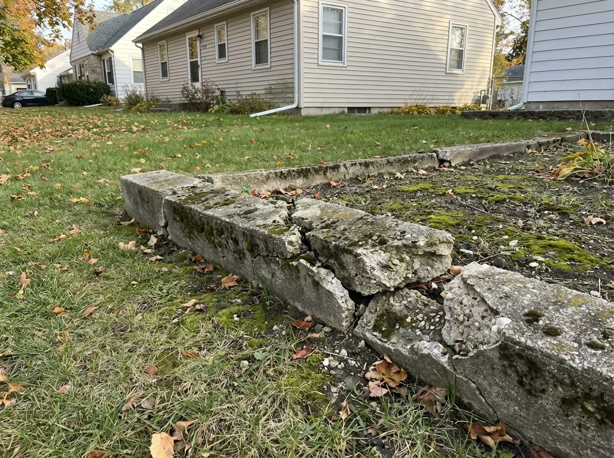 Wisconsin winters take their toll: restore your concrete curbing today