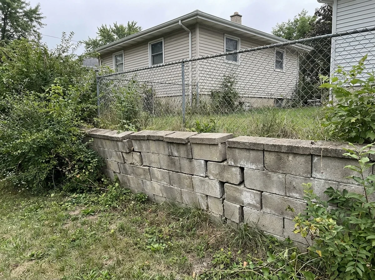 Leaning retaining wall? We provide expert repair and new retaining wall installation